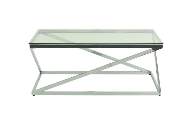 Silver Chromed 3-Pcs Table Set